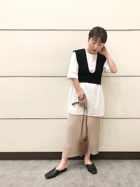 「yuw（ユウ）のアイテム」を使った、Akihooooo!さん（レディース・153cm）の春コーディネート