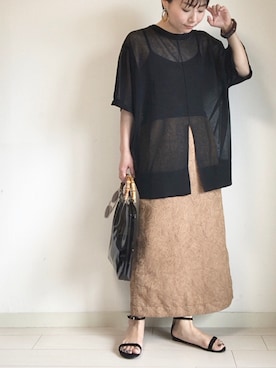 「yuw（ユウ）のアイテム」を使った、Akihooooo!さん（レディース・153cm）の春コーディネート