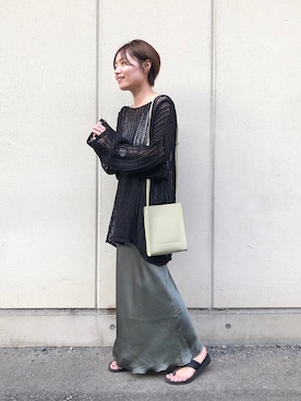 「yuw（ユウ）のアイテム」を使った、Akihooooo!さん（レディース・153cm）の夏コーディネート