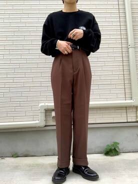 「MARNI（マルニ）のアイテム（シューズ）」を使った、sさん（メンズ・165cm）の夏コーディネート