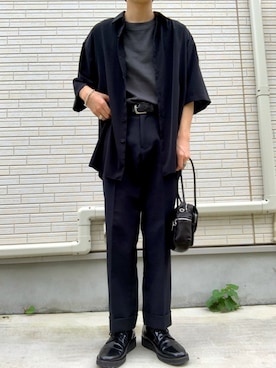 「MARNI（マルニ）のアイテム（シューズ）」を使った、sさん（メンズ・165cm）の夏コーディネート