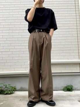 「MARNI（マルニ）のアイテム（シューズ）」を使った、sさん（メンズ・165cm）の夏コーディネート