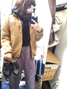 yueさん(レディース・159cm)の冬コーディネート