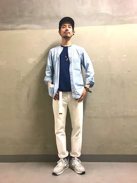 「HARMON（ハーマン）のアイテム」を使った、mo_jya_taさん（メンズ・178cm）の春コーディネート