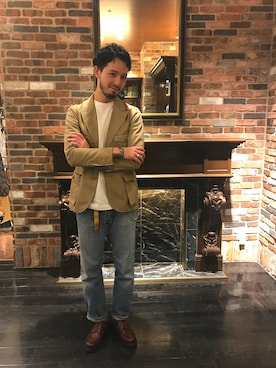 「Paraboot」｜「アイテム（ミリタリージャケット）」を使った、mo_jya_taさん（メンズ・178cm）の秋コーディネート