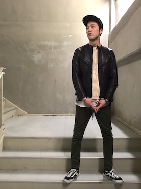 mo_jya_taさん(メンズ・178cm)の冬コーディネート