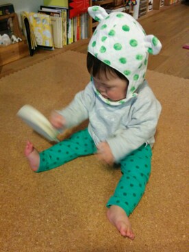 「codycoby（コーディーコービー）のアイテム」を使った、てこまるさん（キッズ・70cm）の春コーディネート