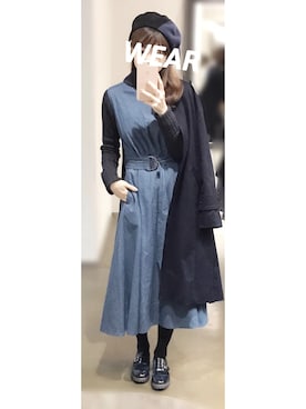 「iohll（iohll）のアイテム」を使った、WTIN さん（レディース・157cm）の冬コーディネート