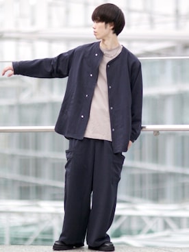 「act'm（アクトム）のアイテム（シューズ）」を使った、RIKUさん（メンズ・171cm）の秋コーディネート