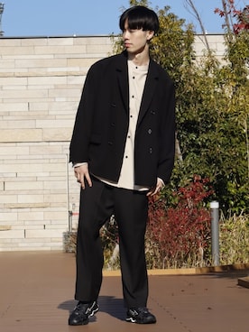 RIKUさん（メンズ・171cm）の冬コーディネート