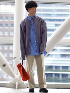 「Lui's（ルイス）のアイテム（バッグ）」を使った、RIKUさん（メンズ・171cm）の春コーディネート
