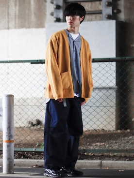 「MIZUNO（ミズノ　）のアイテム」を使った、RIKUさん（メンズ・171cm）の春コーディネート