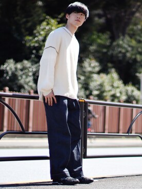 「MIZUNO（ミズノ　）のアイテム」を使った、RIKUさん（メンズ・171cm）の春コーディネート