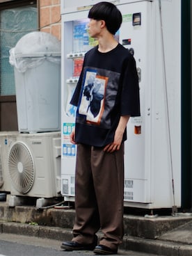 「ZIP FIVE（ジップファイブ）のアイテム」を使った、RIKUさん（メンズ・171cm）の春コーディネート