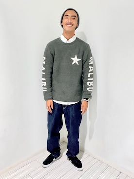 「ANTIBAL（アンティバル）のアイテム」を使った、murasaki_officialさん（メンズ・170cm）の秋コーディネート