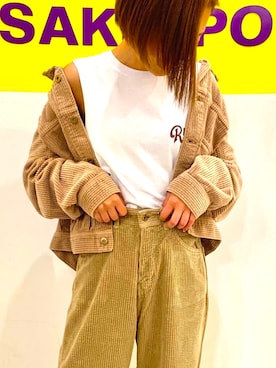 「Lee（リー）のアイテム（その他アウター）」を使った、murasaki_officialさん（レディース・162cm）の秋コーディネート