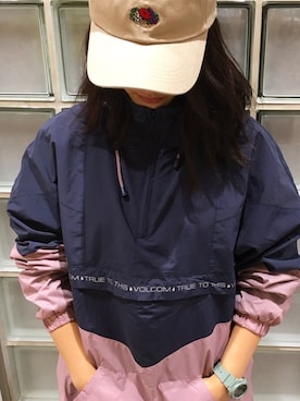 「VOLCOM」｜「アイテム（ジャケット/アウター）」を使った、murasaki_officialさん（レディース・156cm）の秋コーディネート