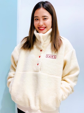 「VANS（バンズ）のアイテム（ジャケット/アウター）」を使った、murasaki_officialさん（レディース・163cm）の秋コーディネート