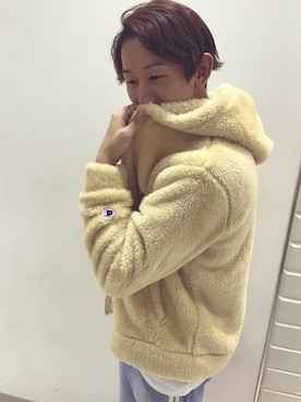 「Champion（チャンピオン）のアイテム（ブルゾン）」を使った、murasaki_officialさん（メンズ・170cm）の秋コーディネート