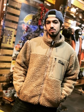 「アイテム（ブルゾン、ベージュ系）」を使った、murasaki_officialさん（メンズ・168cm）の秋コーディネート