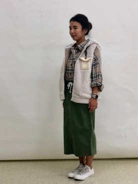 「アイテム（腕時計）」を使った、murasaki_officialさん（レディース・153cm）の秋コーディネート