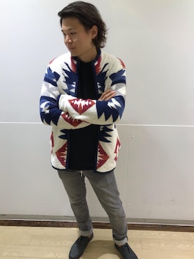 「スタッフコーデ」｜「アイテム（その他アウター）」を使った、murasaki_officialさん（メンズ・174cm）の冬コーディネート