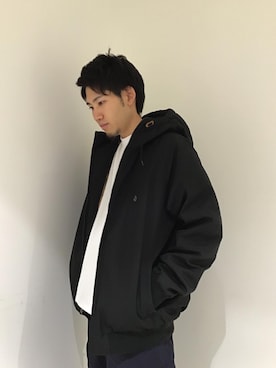 「VOLCOM」｜「アイテム（ジャケット/アウター）」を使った、murasaki_officialさん（メンズ・174cm）の冬コーディネート