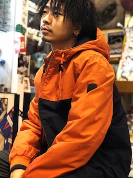 「ELEMENT（エレメント）のアイテム（ジャケット/アウター）」を使った、murasaki_officialさん（メンズ・168cm）の冬コーディネート