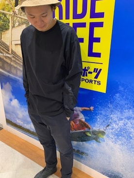 「Afends（アフェンズ）のアイテム」を使った、murasaki_officialさん（メンズ・170cm）の冬コーディネート