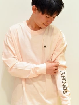 「Afends（アフェンズ）のアイテム」を使った、murasaki_officialさん（メンズ・170cm）の冬コーディネート