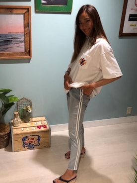 「ANTIBAL（アンティバル）のアイテム」を使った、murasaki_officialさん（レディース・160cm）の夏コーディネート