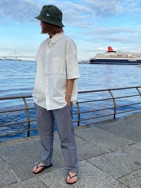 「DEAR LAUREL（ディアローレル）のアイテム」を使った、murasaki_officialさん（レディース・165cm）の夏コーディネート