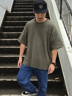 「DEAR LAUREL（ディアローレル）のアイテム」を使った、murasaki_officialさん（メンズ・173cm）の夏コーディネート