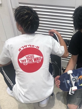 「VANS（バンズ）のアイテム（トップス）」を使った、murasaki_officialさん（メンズ・167cm）の夏コーディネート