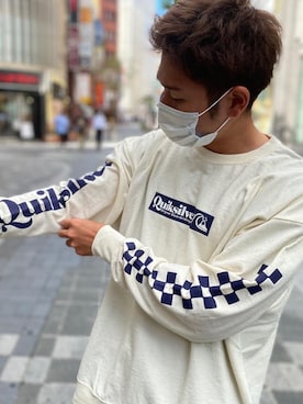 「quiksilver」｜murasaki_officialさん（メンズ・170cm）の秋コーディネート