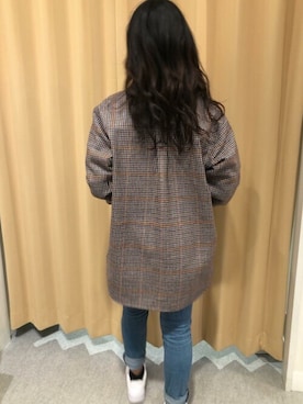 「DEAR LAUREL（ディアローレル）のアイテム」を使った、murasaki_officialさん（レディース・155cm）の秋コーディネート