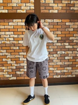 「SANTA CRUZ（サンタクルーズ）のアイテム（パンツ）」を使った、murasaki_officialさん（レディース・158cm）の春コーディネート