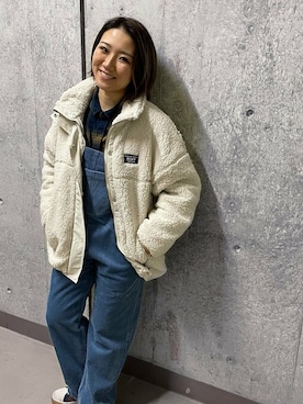 「ROXY（ロキシー）のアイテム（その他アウター）」を使った、murasaki_officialさん（レディース・158cm）の冬コーディネート