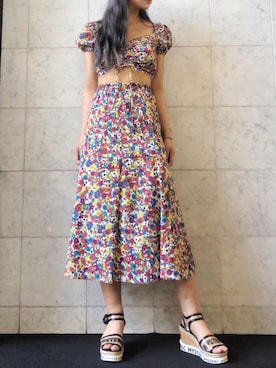 M E Iさん（レディース・162cm）の夏コーディネート