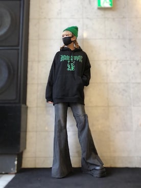 M E Iさん（レディース・162cm）の冬コーディネート