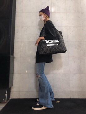 M E Iさん（レディース・162cm）の冬コーディネート