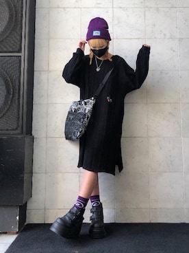 M E Iさん（レディース・162cm）の冬コーディネート