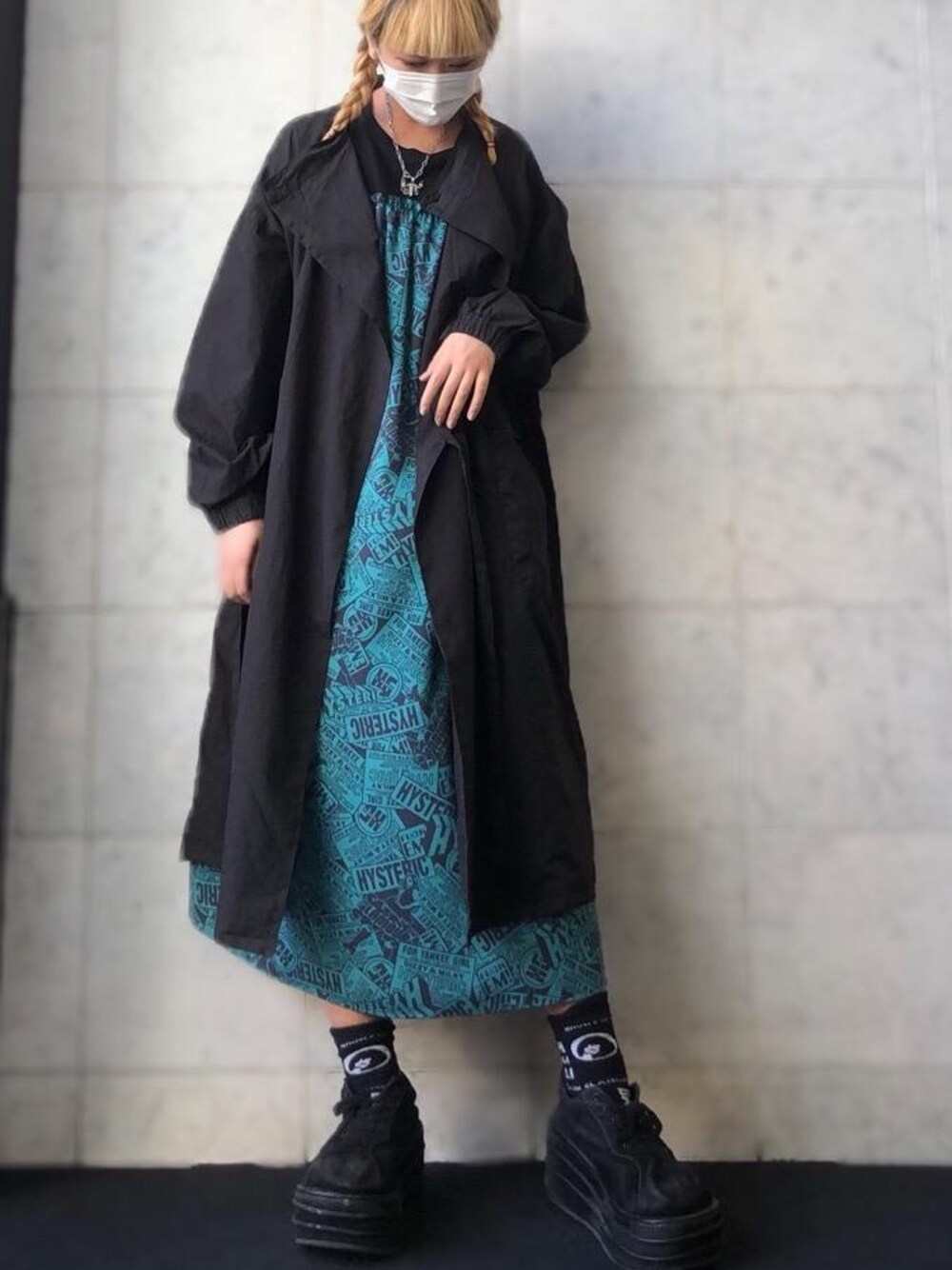 HYSTERIC GLAMOUR♥️YANKEE GIRL柄プルオーバーワンピース HYSTERIC GLAMOUR（ヒステリックグラマー）の「YANKEE GIRL柄