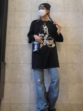 「でにむ」｜「アイテム（PC・スマホグッズ/家電）」を使った、M E Iさん（レディース・162cm）の春コーディネート