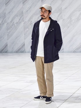 「ＢＢキャップ」｜MASUさん（メンズ・173cm）の冬コーディネート