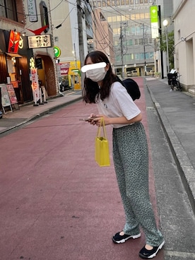 「Kastane」｜「アイテム（スニーカー）」を使った、うかさん（レディース・160cm）の夏コーディネート