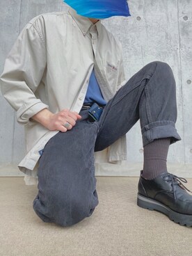 「フォロー、イイネ、お気に入り登録お願いします♡」｜「アイテム（財布/小物）」を使った、京さん（メンズ・173cm）の春コーディネート