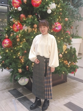 「サイドゴアブーツ」｜mari＊さん（レディース・154cm）の秋コーディネート