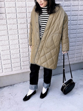 「白ソックス」｜Ayumi0720さん（レディース・156cm）の冬コーディネート