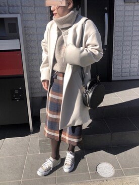 Ayumi0720さん（レディース・156cm）の冬コーディネート